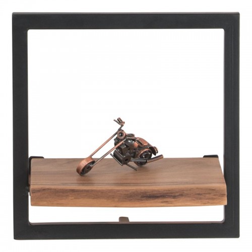 Lizard Frame Ράφι 35X25X35Cm Ακακία Φυσικό/μετ.μαύρο