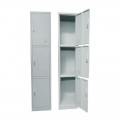 Locker 3 Θεσ.μεταλλικό 38X45X185Cm Γκρι