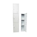 Locker 3 Θεσ.μεταλλικό 38X45X185Cm Άσπρο