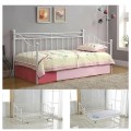 Marin Daybed 90X190Cm (+Επεκτ/νο Βοηθ.85X185) Μεταλ.άσπρο