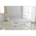 Marin Set Daybed (Για Στρώμα 90X190)+Βοηθ.κρεβ+Στρώμα 85X185 Steel Άσπρο