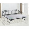 Marin Set Daybed (Για Στρώμα 90X190)+Βοηθ.κρεβ+Στρώμα 85X185 Steel Μαύρο