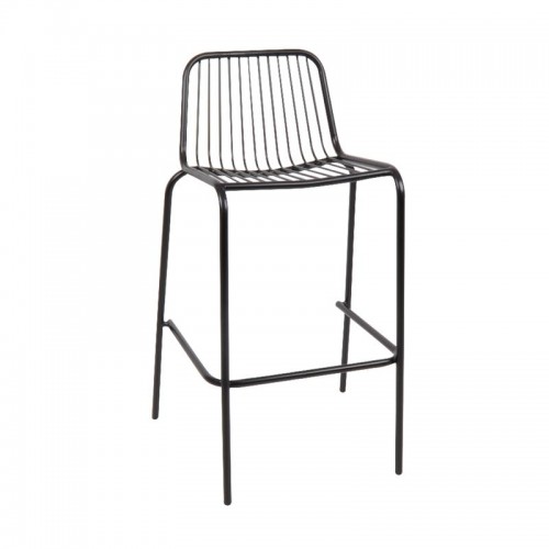 Nexus Σκαμπώ Bar Μεταλ.μαύρο 47x51x75/98cm