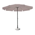 Ομπρελα Φ300Cm Αlu Ανθρακί/ύφασμα Μπεζ