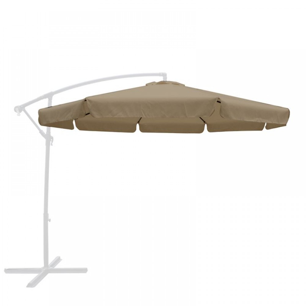 Ομπρελα Hanging Alu Φ300Cm Πανί Μπεζ Ανταλ/κό