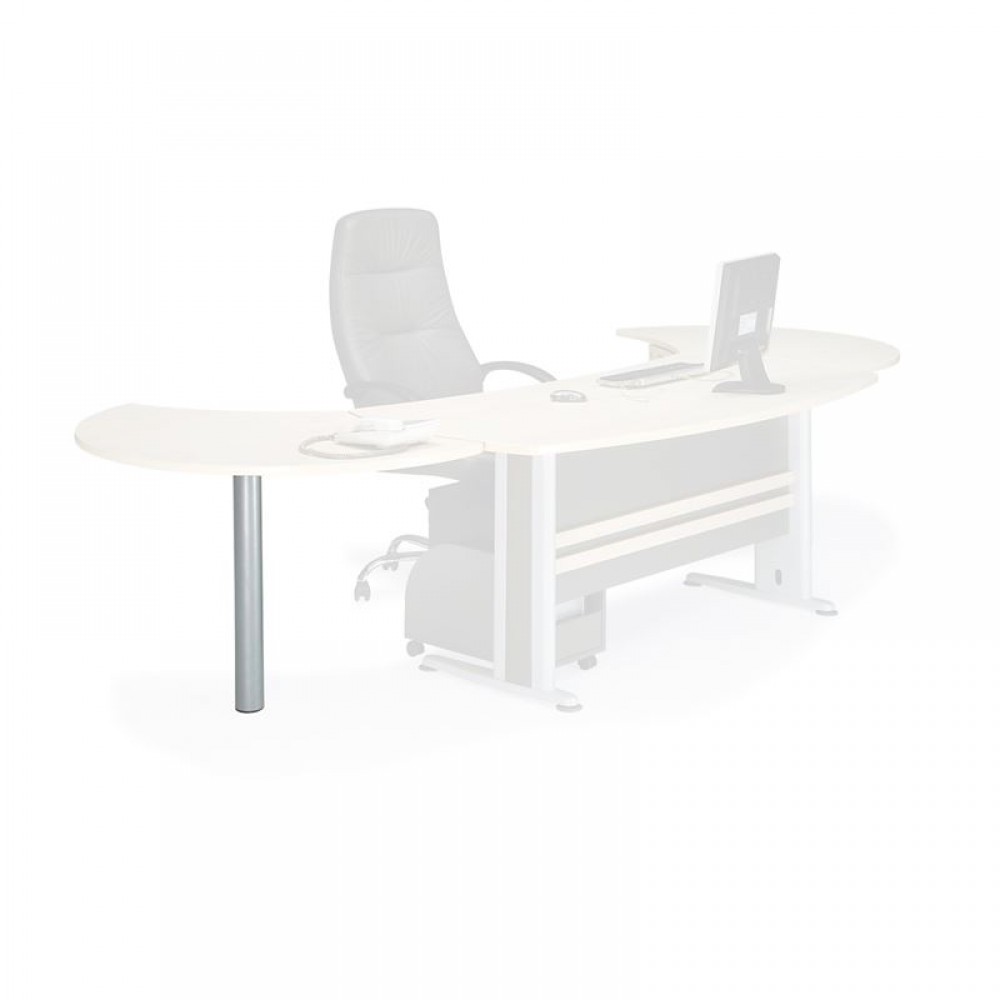 Πόδι Επέκτασης Executive 999 Μεταλλικό Silver