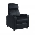 Porter Πολυθρόνα Relax Μαύρο Velure
