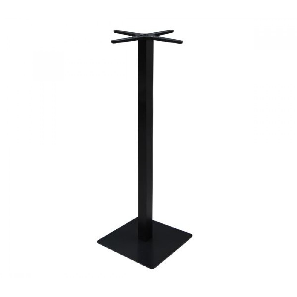 Prato Bar Βάση 45X45Cm Steel H108Cm Μαύρη (15,00Kg) (Σετ 2τμχ)
