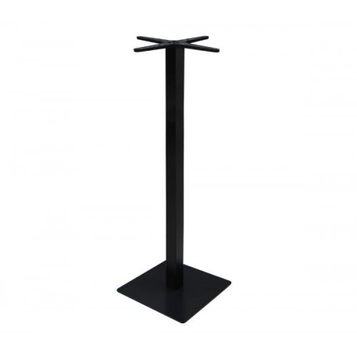 Prato Bar Βάση 45X45Cm Steel H108Cm Μαύρη (15,00Kg) (Σετ 2τμχ)