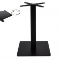 Prato-R Βάση 50X50Cm Steel H72Cm Μαύρη (18,00Kg)/με Ρεγουλατόρο