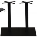 Prato-R Βάση 70X40Cm Steel Μακρ/νη H73Cm Μαύρη (21,10Kg)/με Ρεγουλατόρο