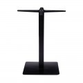 Prato Βάση 50X50Cm Steel H72Cm Μαύρη/cross 60X60