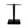 Prato Βάση Χαμηλή 40X40Cm Steel H49Cm Μαύρη (Σετ 2τμχ)