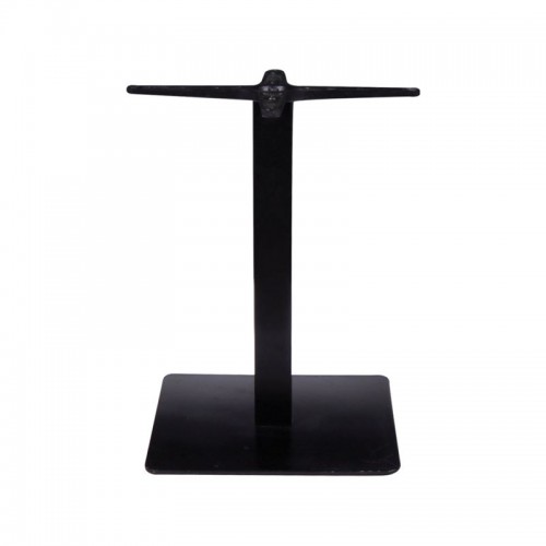 Prato Βάση Χαμηλή 40X40Cm Steel H49Cm Μαύρη (Σετ 2τμχ)