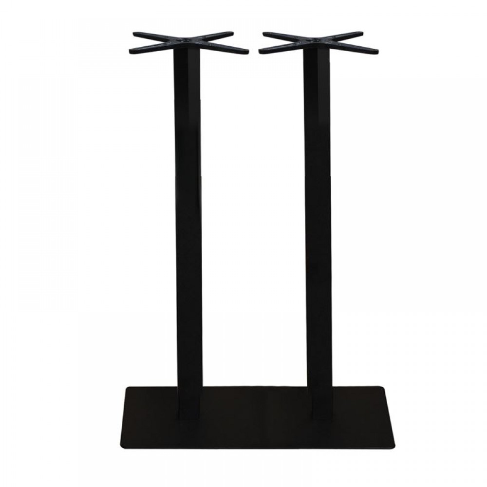 Prato Bar Βάση 70X40Cm Steel Μακρόστενη H108Cm Μαύρη (23,10Kg)
