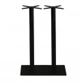 Prato Bar Βάση 70X40Cm Steel Μακρόστενη H108Cm Μαύρη (23,10Kg)