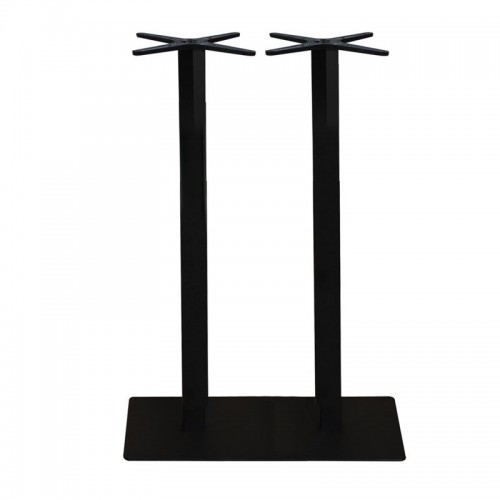 Prato Bar Βάση 70X40Cm Steel Μακρόστενη H108Cm Μαύρη (23,10Kg)