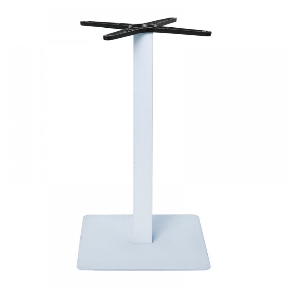 Prato Βάση 40X40Cm Steel H72Cm Άσπρη (11,85Kg) (Σετ 2τμχ)