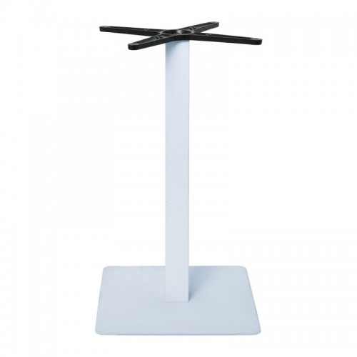 Prato Βάση 40X40Cm Steel H72Cm Άσπρη (11,85Kg) (Σετ 2τμχ)