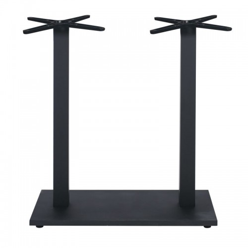 Prato-W Βάση Τραπεζιού Bar 70X40Cm H.108Cm Μέταλλο Βαφή Μαύρο / 18,50Kg