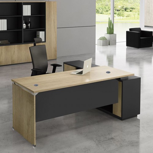Project Γραφείο -Αρ-160X140X75Cm Γωνία Sonoma/γκρι
