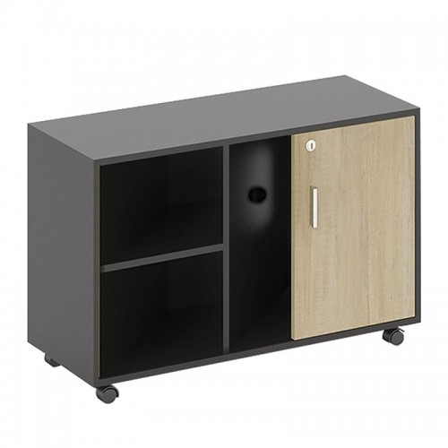 Project Ντουλάπι Πλαϊνό 100X40X62Cm Sonoma/γκρι