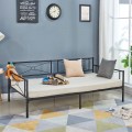 Queen Daybed 90X190Cm Μεταλ.μαύρο