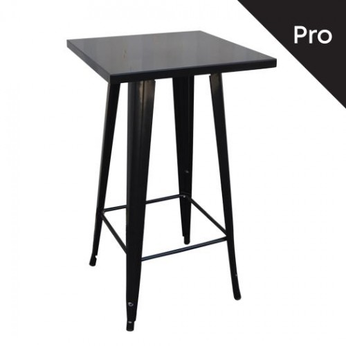 Relix Τραπέζι Bar 60X60 Μεταλ.antique Black