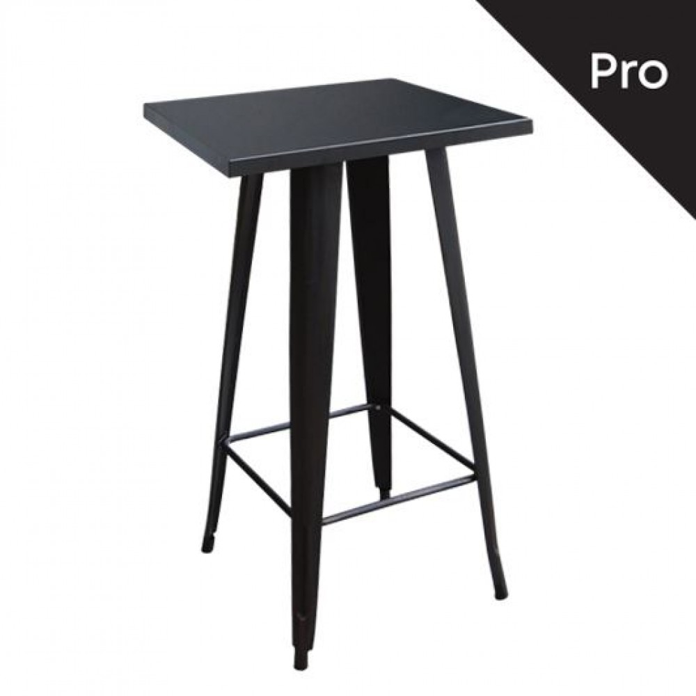 Relix Τραπέζι Bar 60X60 Μεταλ.μαύρο
