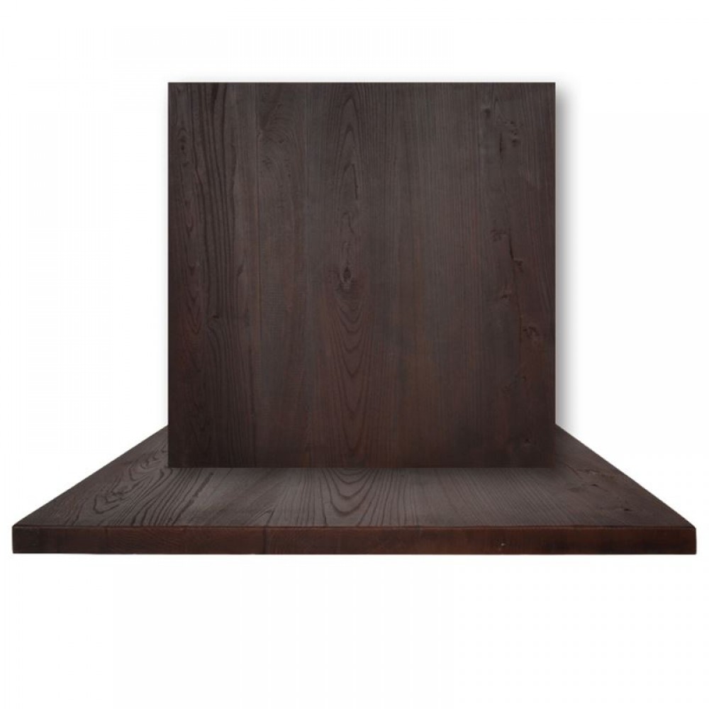 Resin Καπακι 80X80Cm Καρυδί (Εξωτερικού Χώρου) (Σετ 2τμχ)