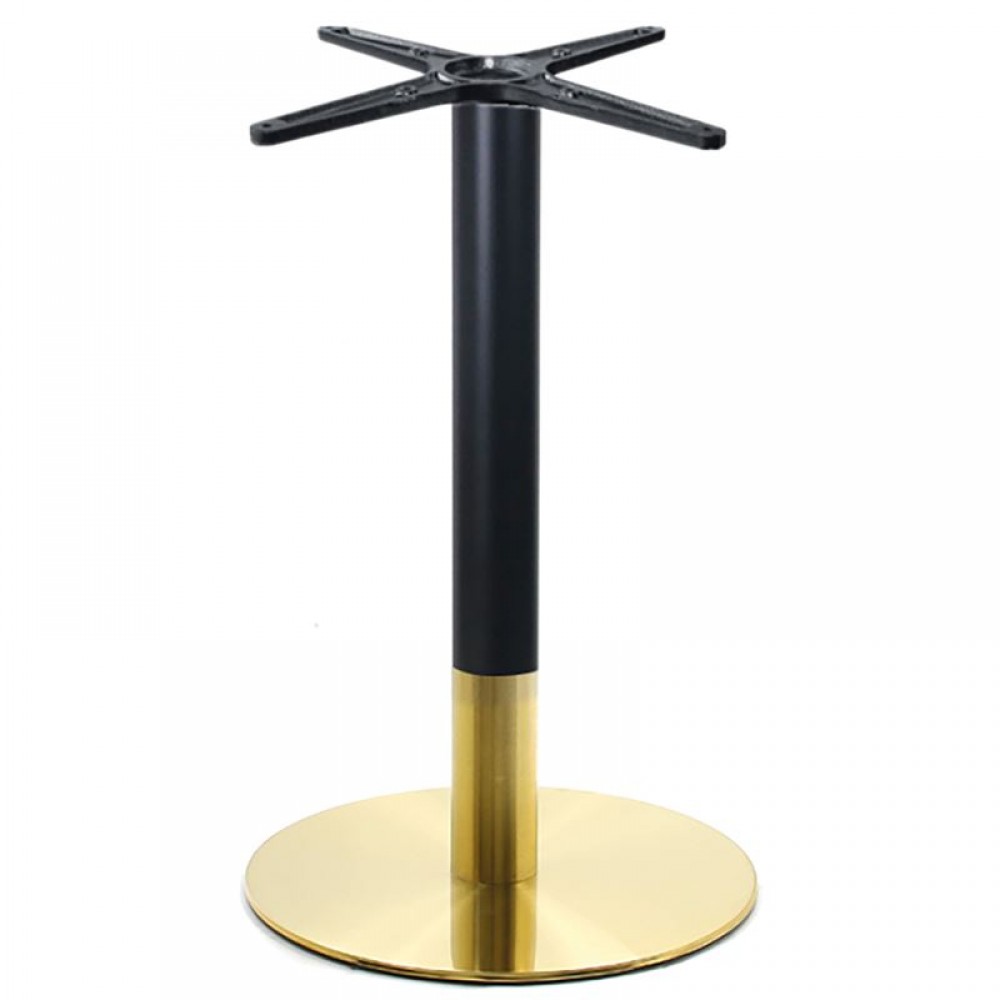 Riva Βάση Τραπεζιού Gold Inox #201 - Black / 11,70 Kg