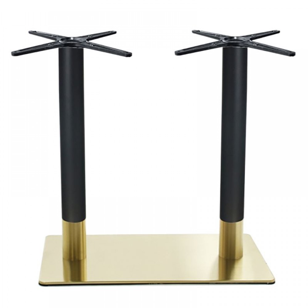 Riva Βάση Τραπεζιού Μακρόστενη Gold Inox #201 - Black / 21,20 Kg