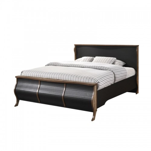 Scarlet Κρεβάτι (Για Στρώμα 160X200) Antique Oak/ebony Oak(Ραμποτέ)