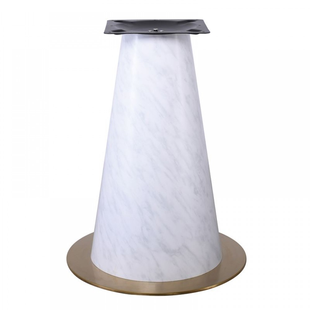 Scott Βάση Τραπεζιού Gold Inox #201 / 20,60 Kg / Κολώνα Απόχρωση Μάρμαρο
