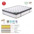 ΣΤΡΩΜΑ 160X200/32CM MINI POCKET+MEMORY FOAM+LATEX ΜΟΝΗΣ ΟΨΗΣ (ROLL PACK)