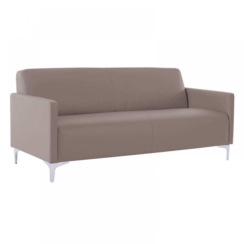 Style Καναπές K/d 3-Θέσιος Pu Sand-Grey