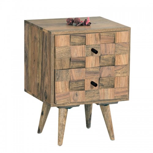 Teka Κομοδίνο 40X35X55Cm Ακακία Φυσικό ΕΑ7044