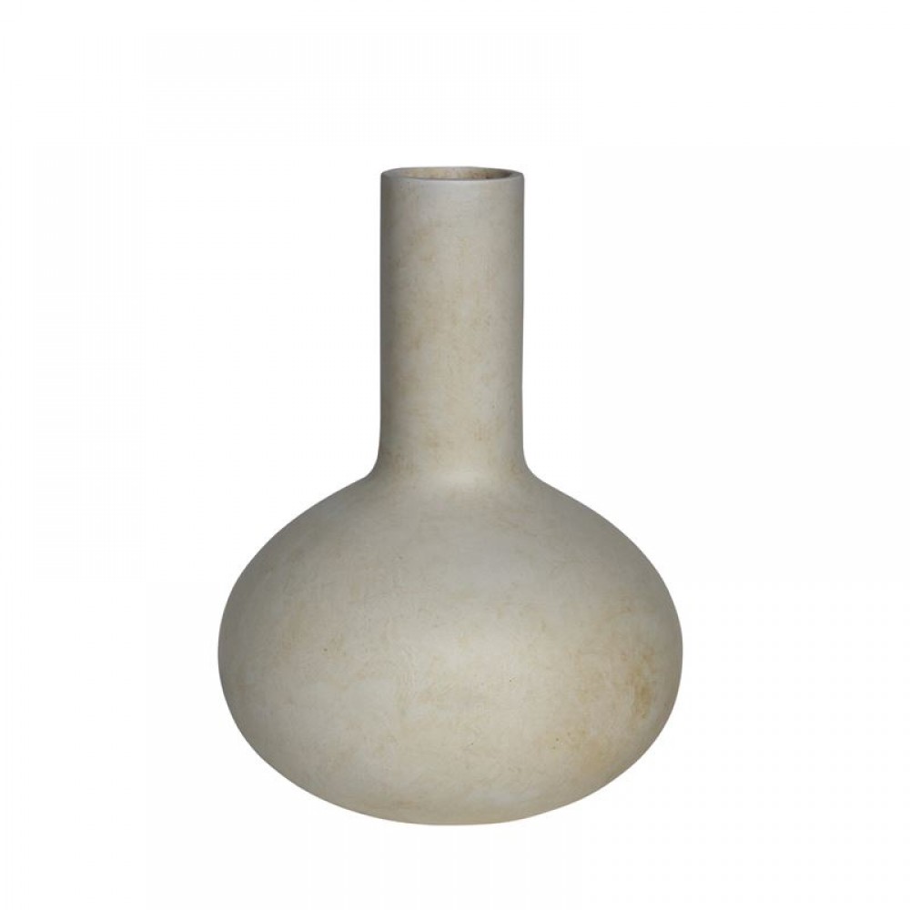 Vase-3 Βάζο Cement, Απόχρωση Beige Φ40X55Cm