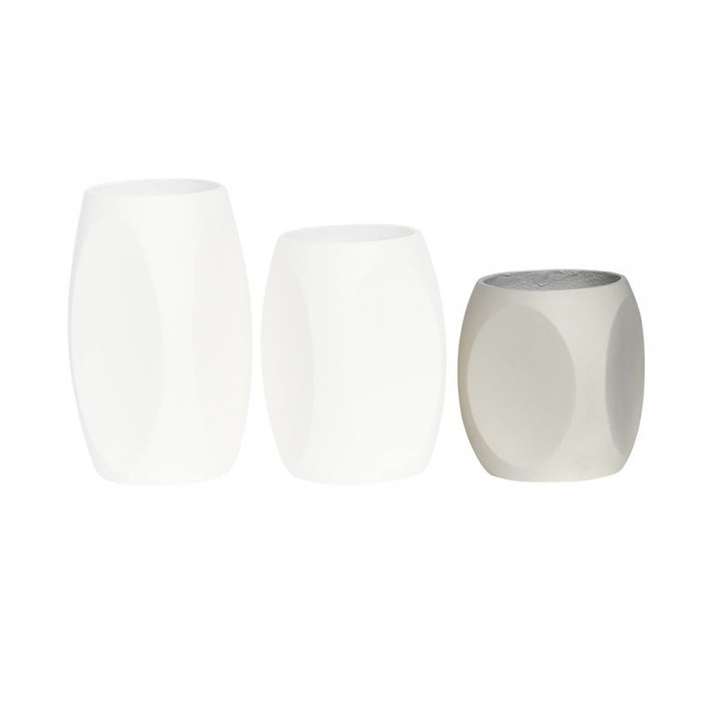 Vase-4 Βάζο Cement, Απόχρωση Beige Φ30X40Cm