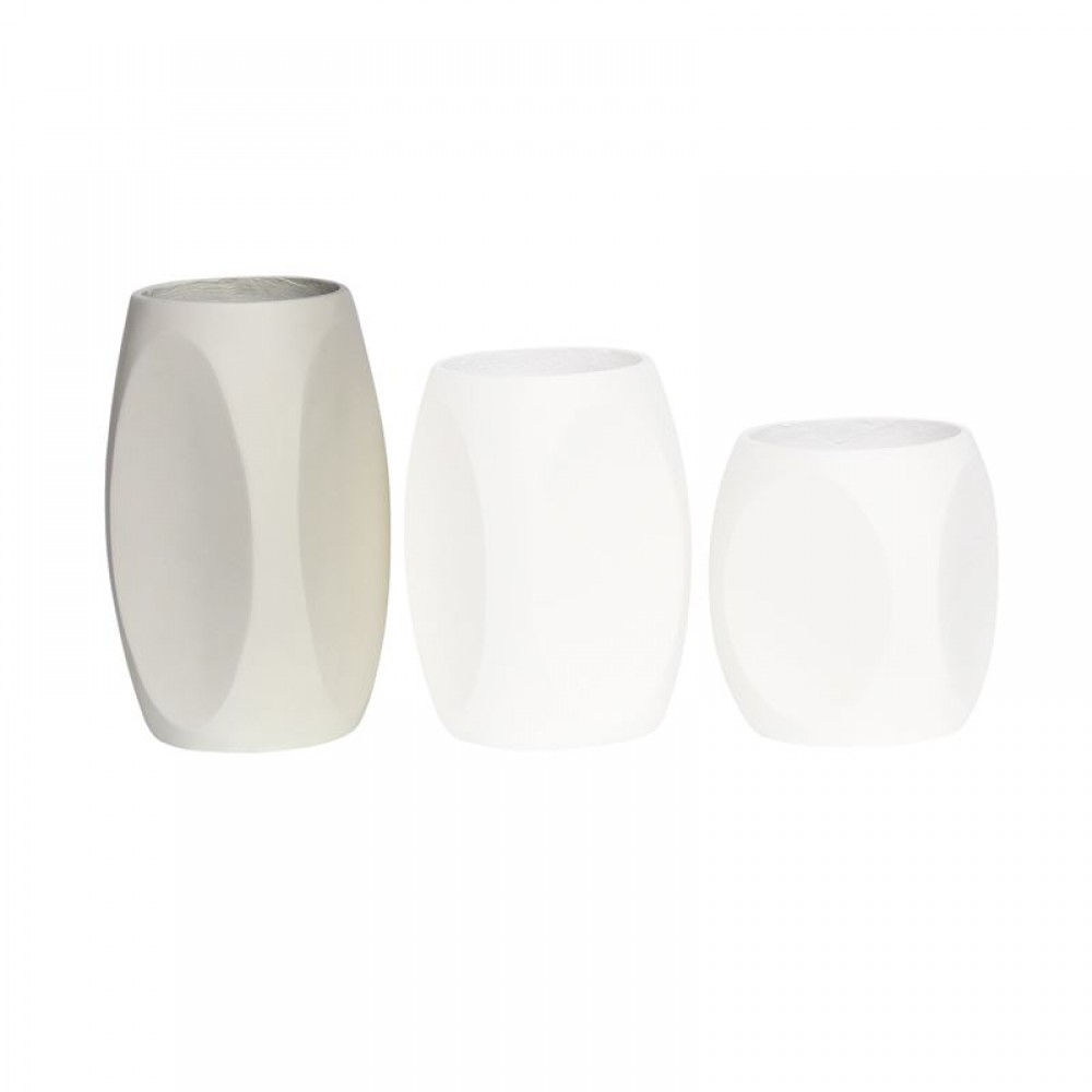 Vase-4 Βάζο Cement, Απόχρωση Beige Φ30X60Cm