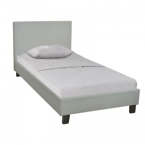 Wilton Κρεβάτι Μονό Ύφασμα Grey Stone