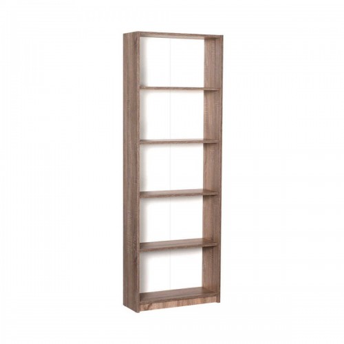 Βιβλιοθήκη με 5 ράφια σε χρώμα latte 55x19,5x168