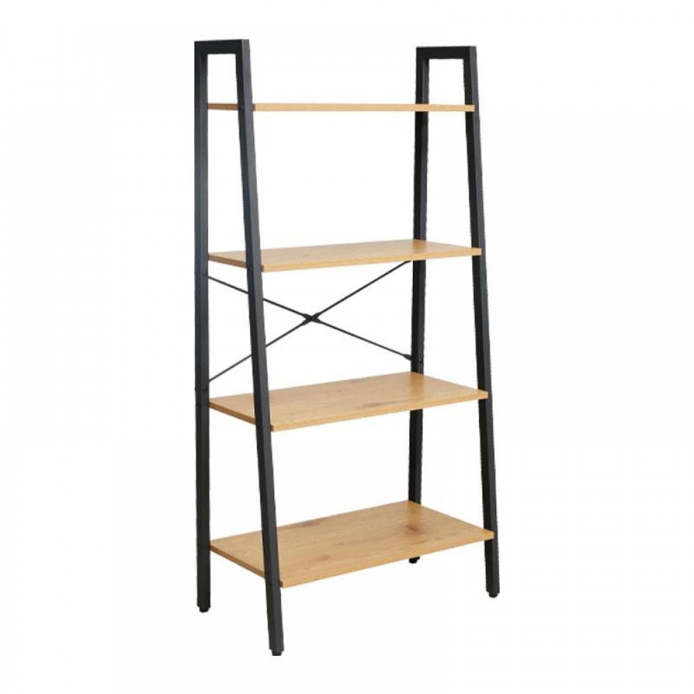 Βιβλιοθηκη-Ραφιερα Με 4 Ραφια Fylliana Fonzy Sonoma Χρωμα 64X34X130Εκ