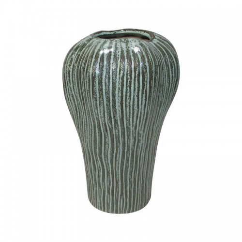 Κεραμικο Βαζο Fylliana 606728 Σιελ Χρωμα 15X13,5X24,5Εκ
