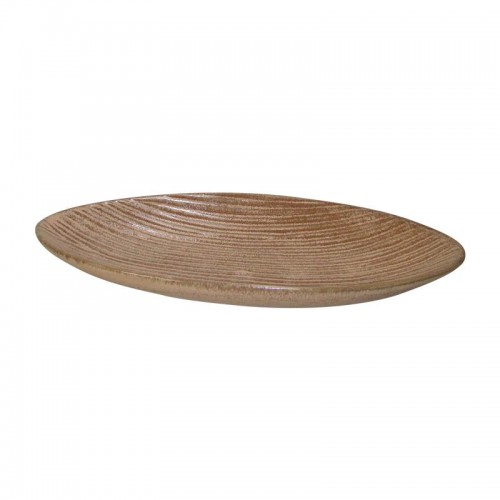 Κεραμικη Πιατελα Fylliana 600384 Καφε Χρωμα 41X23,5X5,1Εκ