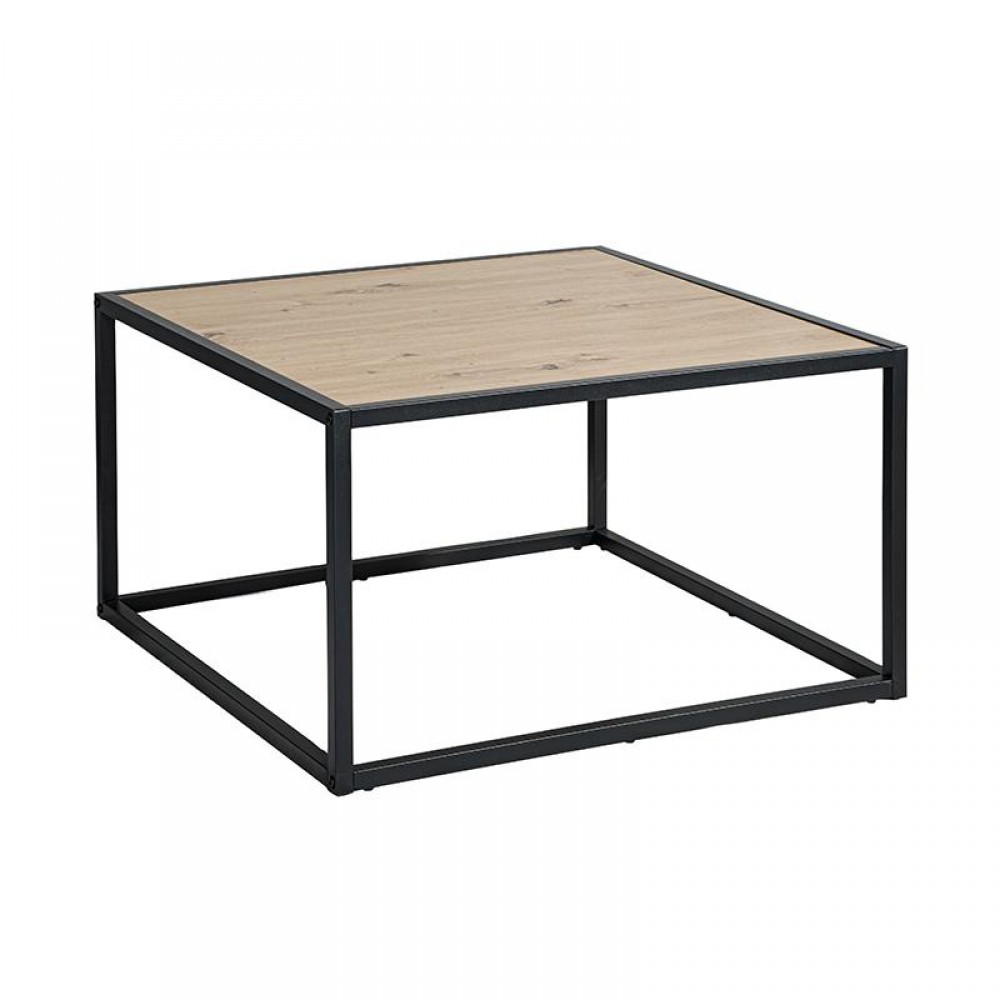 Τραπεζακι Σαλονιου Fylliana Edge 2295 Grey Oak Χρωμα 70X70X40Εκ