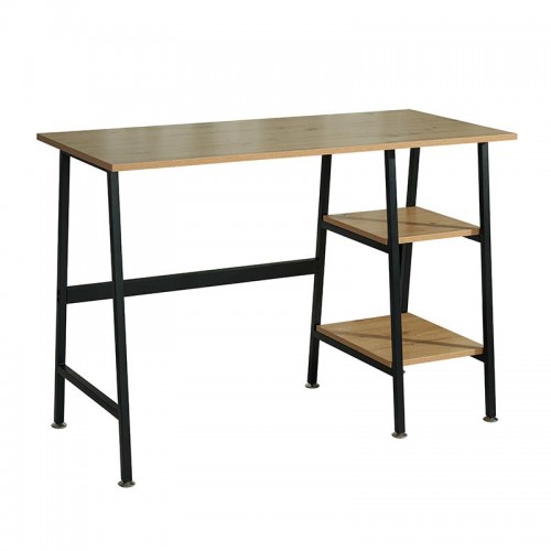 Μεταλλικο Γραφειο Fylliana Edge 2084 Grey Oak Χρωμα 110X50X75Εκ