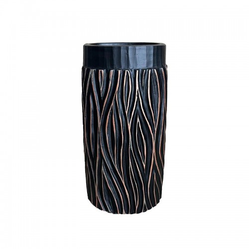 Polyresin Βαζο Fylliana 2206 Μπρονζε Χρωμα 16X11X30Εκ