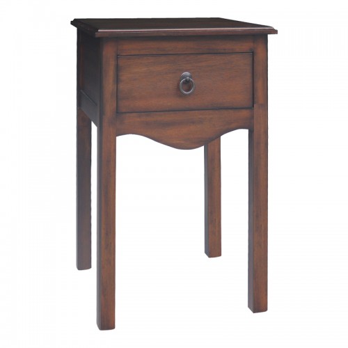 Κομοδινο Με Ενα Συρταρι Fylliana 60415 Classic Wallnut 40*40*61 Jof