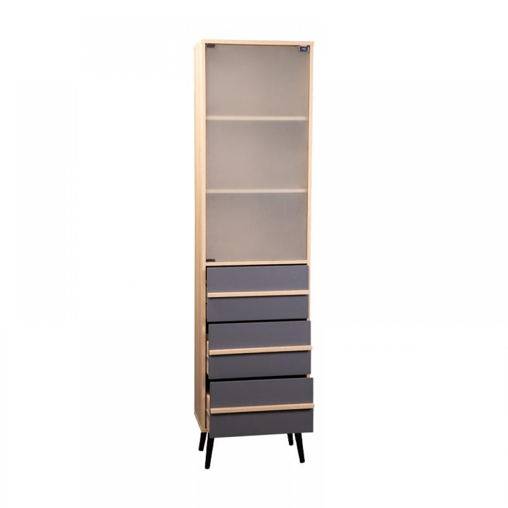 Ραφιερα Fylliana Industry Sonoma-Grey 50*29.5*190